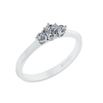 Henrik Ørsnes Design 14 karat vitguld Ring Med Diamanter 0,146 Carat W/SI
