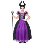 WIDMANN MILANO PARTY FASHION - Costume enfant Malefizia, robe, méchante fée, conte de fées, Halloween
