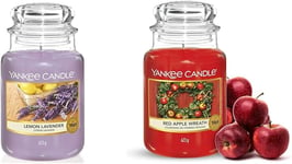 Yankee Candle Scented Candle | Lemon Lavender Large Jar Candle | Long Burning Ca