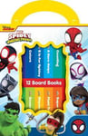 Disney Junior Marvel Spidey & His Amazing Friends 12 Books My First Library by P I Kids (Hardback)