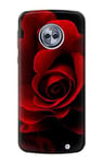 Red Rose Case Cover For Motorola Moto G6 Plus