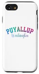 Coque pour iPhone SE (2020) / 7 / 8 Puyallup Washington Lettrage coloré Proud Resident