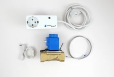 Waterguard Vannstopper adapter 3/4" m/strømkutt, 1 ventil, Normalt Stengt - 5648189