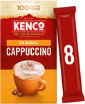 Kenco Cappuccino Instant Coffee Sachets 8x14.8g (Pack of 5, Total 40 Sachets, 5