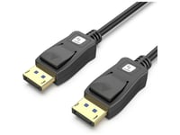 Techly Displayport 2.1 Audio/Video Cable M/M 4K 1M Black