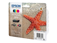 Epson 603 Multipack - 4-pack - svart, gul, cyan, magenta - original - blister - blekkpatron - for Expression Home XP-2150, 2155, 3150, 3155, 4150, 4155 WorkForce WF-2820, 2840, 2845, 2870