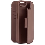 Decoded Leather Detachable Wallet till iPhone 16e Chokladbrun