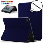 Forefront Cases Case for Fire HD 10 2019 - Protective Fire HD 10 Tablet (9th Generation – 2019 & 7th Generation – 2017) Cover Stand - Ultra Slim & Light, Smart Auto Sleep Wake - Navy Blue - Stylus