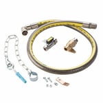 Calor 900mm Cooker Hose Kit 1/2 bspm x 15mm