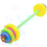 1 set/11st Praktisk barn skivstång Bodybuilding träningsutrustning Träning arm muskler Fitness för barn Gym Hem (lång typ)