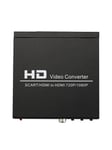 SCART+HDMI to HDMI HD Converter and Switch Black