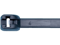 SWG 50223155 Kabelbinder 186 mm 4,8 mm Svart Uv-stabiliserad, med metallklämma 100 st
