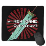 Final Fantasy New Game Screen Customized Designs Non-Slip Rubber Base Gaming Mouse Pads for Mac,22cm×18cm， Pc, Computers. Ideal for Working Or Game