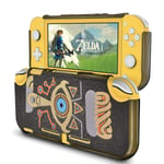 DLseego Protective Case for Switch Lite of Zelda Breath of The Wild,Hard PC Shock-Absorption and Anti-Scratch Design, Acessories for Switch Lite-Grey