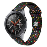 Silikonarmband Xiaomi Watch S3 svart strössel