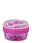N'ice Cup, Snack Box With Cooling Disc - Purple Home Meal Time Lunch Boxes Purple Carl Oscar