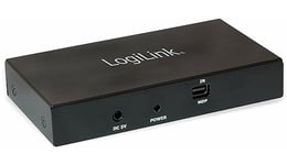 LogiLink cv0094 4 K-Mini avec Splitter 1 x Mini DisplayPort DP to 2 x HDMI Noir