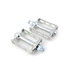 MKS Sylvan Touring Alloy Pedals Silver Pair 9/16in CrMo Spindle