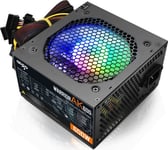 Rgb Computer Power Supply Darkflash Ak600 (Black)