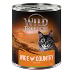 Ekonomipack: Wild Freedom Adult 12 x 800 g - Wide Country - Chicken pur
