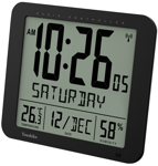 Jumbo Large Radio Controlled Wall Clock ( UK Version ) , Large 3.27 inches Time