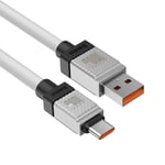 Baseus CoolPlay USB - USB-C Kabel 100W, 1m - Vit