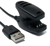 System-S Câble de charge USB pour montre connectée Garmin Fenix 5 Noir