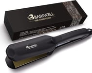 Basuwell Professional Hair Straighteners Wide Plates for 1 Count (Pack of 1)