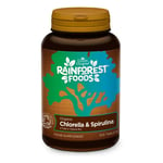 Rainforest Foods Organic Chlorella & Spirulina - 300 x 500mg Table