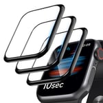 [3 Pack]Screen Protector for Apple Watch Series 6/SE/5/4 40mm, 3D Curved Edge Anti-Scratch Bubble Free HD Ultra Shatterproof Flexible Protector Film Compatible with Apple iWatch Series SE/6/5/4