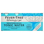 Fever Tree Refreshingly Light Mediterranean Tonic Water, 8 x 150 ml (Pack of 3, Total 24 Cans)
