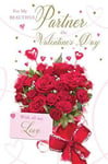 Partner  Valentine's Day Card Lovely Verse