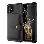 iPhone 12 Mini Stöttåligt Premium Skal 4-FACK Solid V3 Svart