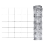 Flätverksstängsel galvaniserat stål 50 m 80 cm