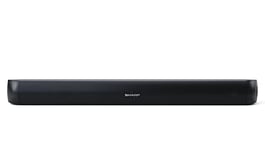 SHARP HT-SB107 2.0 Soundbar, 90W Small Wireless Bluetooth Soundbar for TV and Device Streaming with Aux, USB Playback, HDMI ARC /CEC & Digital Optical-in, Wall Mountable or Table Top Sound Bar -Black
