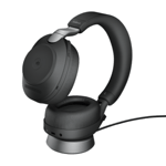 Jabra Evolve2 85 Link380a UC Stereo, Bluetooth, inkl. laddningsställ - Svart