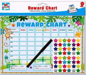 Childrens Reward Chart Good Behaviour 6 Star Sticker Sheets and Black Pen Charts
