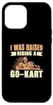Coque pour iPhone 14 Plus J'ai grandi en faisant du karting - GO Karting Racer Track Driver
