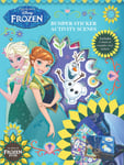 Disney Frozen Princess bumper Sticker Scenes Activity Self Adhesive Sticker