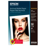Epson Archival Matte Paper 189g/m2, DIN A4/50