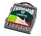 Verto 60H804, Borr, Flatmejsel, Trä, Hexskaft, 6 Styck, 10, 12, 16, 18, 20, 25 Mm