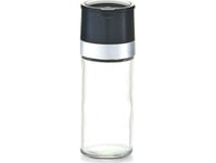 Zeller Kryddkvarn I Glas För Salt/Peppar, 4,5X13cm, Svart