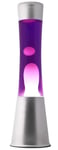iTotal - Lava Lamp 40 cm Silver Base, Purple Liquid and White Wax (XL1792)