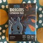 TeeTurtle  Unstable Unicorns Dragons Expansion Pack  Card Game  New