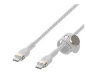 Belkin BOOST CHARGE - USB-kabel - USB-C (hane) till USB-C (hane) - 2 m - vit