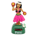 IUYT Car Decoration Dancing Doll Solar Power Toy Shaking Head Hawaii Swinging Animated Girl Car Ornament Car-styling Accessories (Color Name : 01)