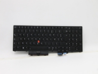 Transimage - Ersättningstangentbord för bärbar dator - med Trackpoint - bakgrundsbelyst - AZERTY - fransk - svart - för ThinkPad P15 Gen 1 20ST, 20SU T15g Gen 1 20UR, 20US