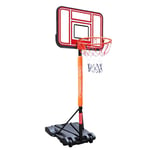 Nologo Kids Basketball Hoop System Height-Adjustable Sports, Indoor Basketball Stand for In-Ground/Pool Side, 30" Transparent Backboard BTZHY