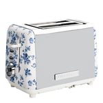 Laura Ashley - Brödrost 2-skivor China Rose blå/vit