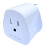 UK Visitor Travel Adaptor From USA Canada Mexico Adapter Plug To UK